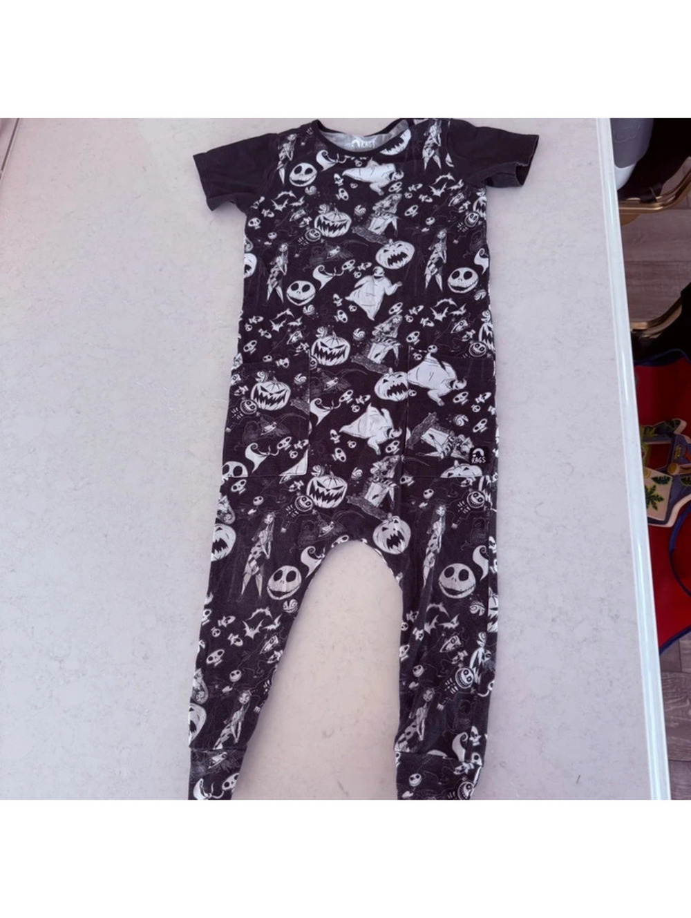 Rags to raches nightmare before Christmas romper